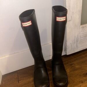 Hunter Black Rain Boots